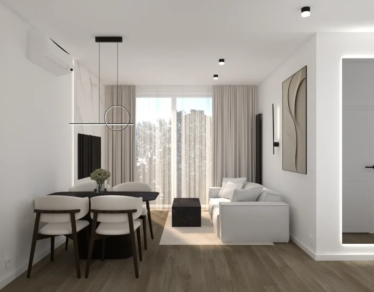 Minimalistyczny salon