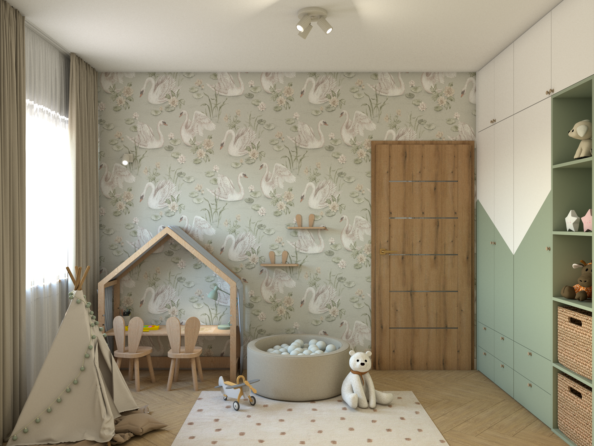 Domek biurko - Farmhouse