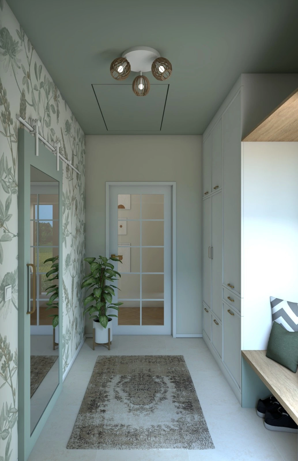 Wiatrołap - wejście do korytarza