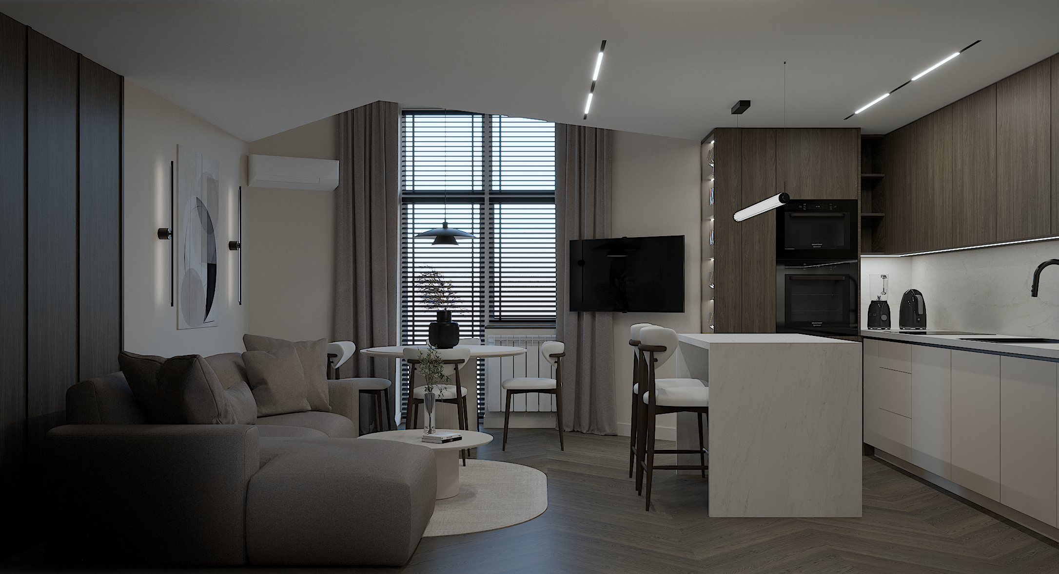 MINIMALISTYCZNE WNĘTRZE Z NATURALNYM DREWNEM